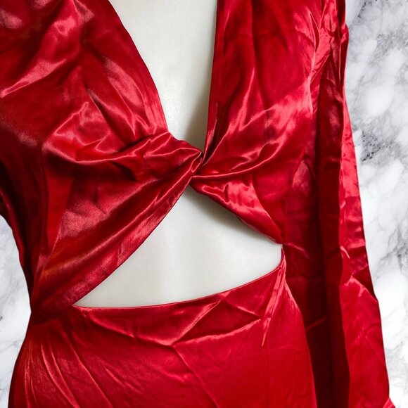 House of Harlow 1960 x REVOLVE Martini Midi Dress - Red - Picture 9 of 11